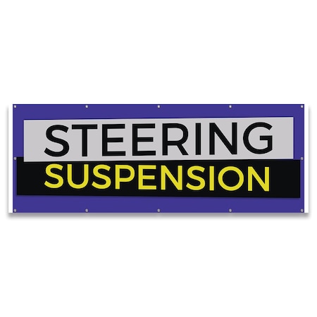 Signmission Steering Suspension Banner Concession Stand Food Truck Single Sided B-120-30159